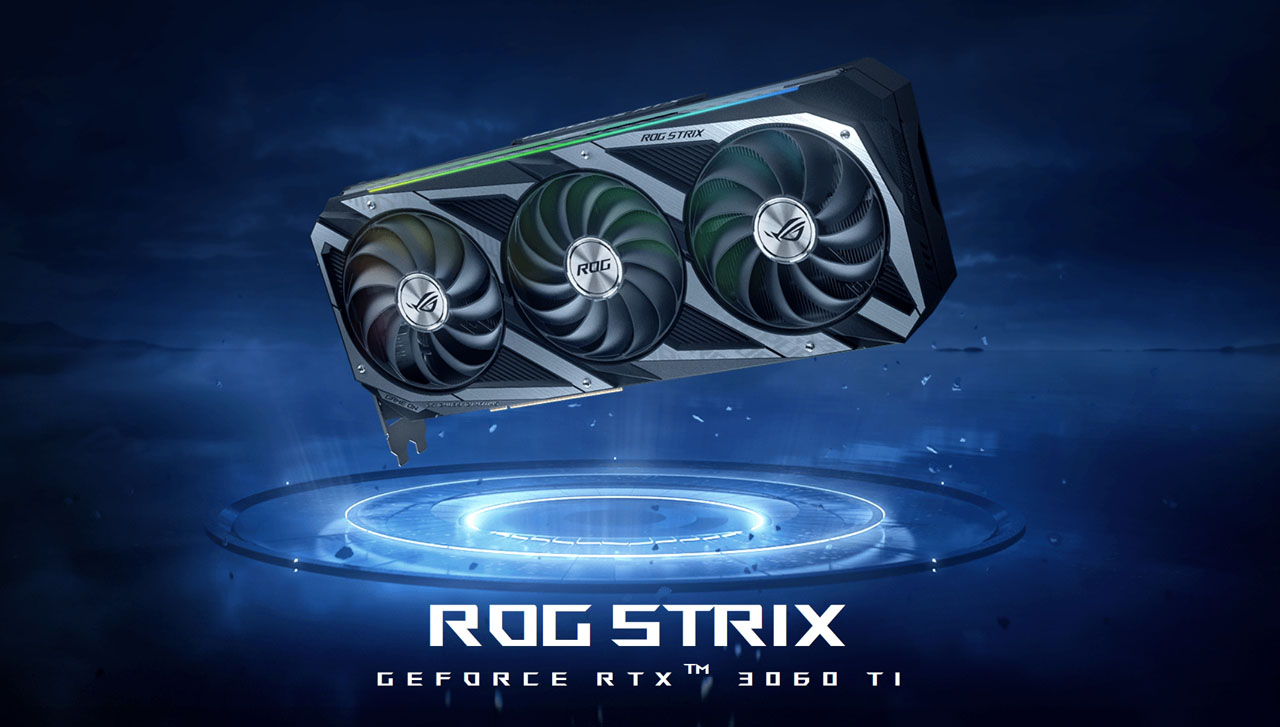ASUS ROG Strix NVIDIA GeForce RTX 3060 Ti V2 OC Edition Gaming 